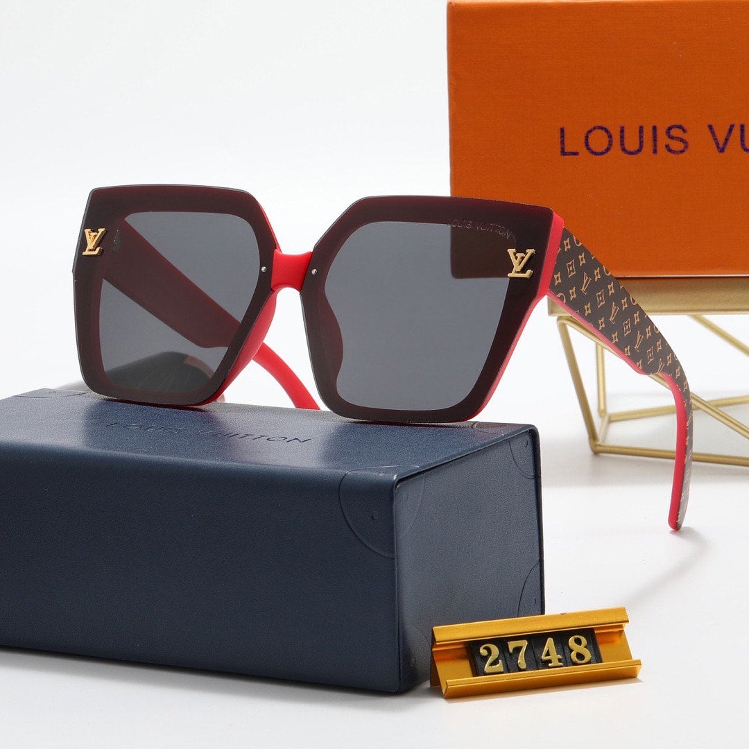 Red louis vuitton glasses discount